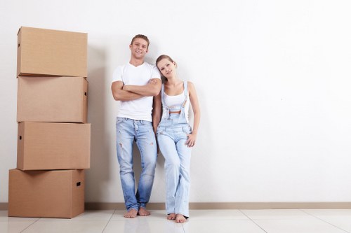 UK London Removals team assisting with a move