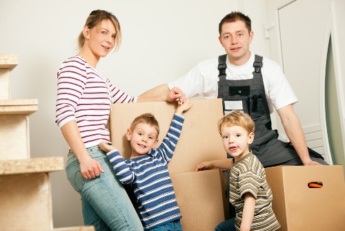Residential removal service with a man and a van in London
